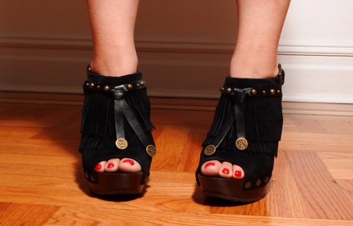 Jessica Simpson Geni Fringe Sandals