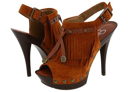 Jessica Simpson Geni Fringe Sandals