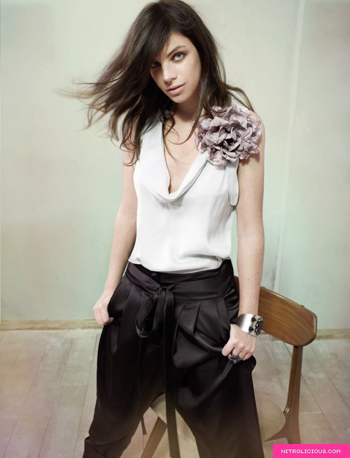 Julia Restoin Roitfeld for Mango Spring 2009 Catalogue