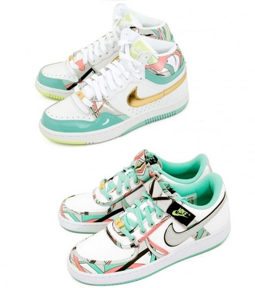 Nike Womens Court Force & Vandal Low   Pucci Pack