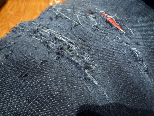 DIY Slashed/Ripped Jeans