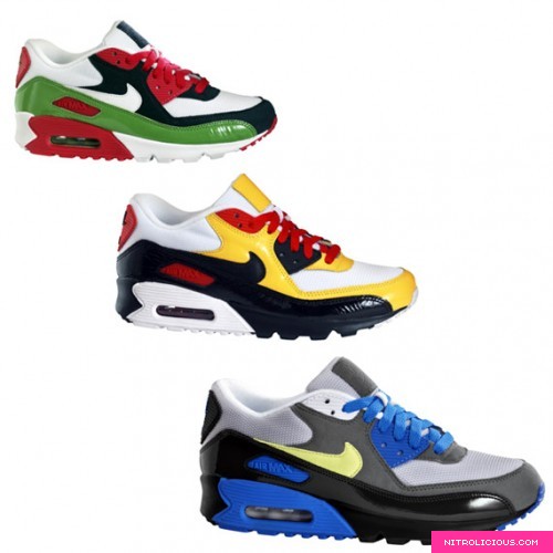Nike Womens Air Max 90   Multicolor iD Pack
