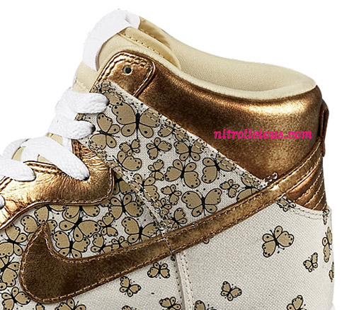 Nike Womens Dunk High Skinny   Paule Marrot Butterflies