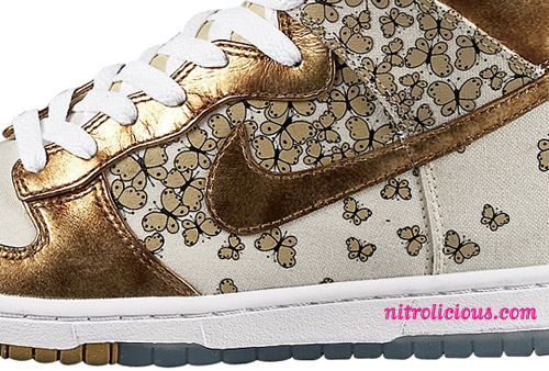 Nike Womens Dunk High Skinny   Paule Marrot Butterflies