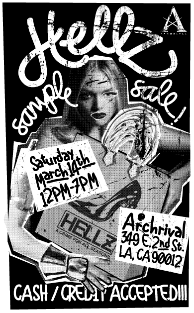 Hellz Bellz Sample Sale in LA