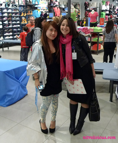 Gossip Girl Leighton Meester at Lady Foot Locker NYC