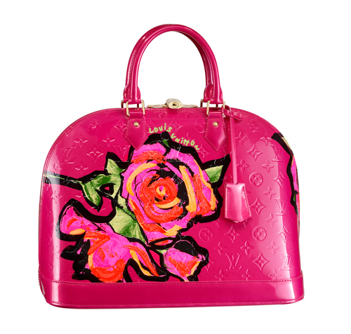 Louis Vuitton x Stephen Sprouse Monogram Vernis Roses Collection