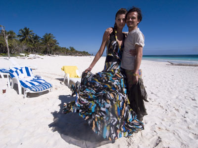 Matthew Williamson for H&M Photo Shoot [Behind The Scenes]