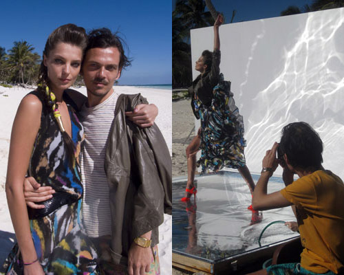Matthew Williamson for H&M Photo Shoot [Behind The Scenes]