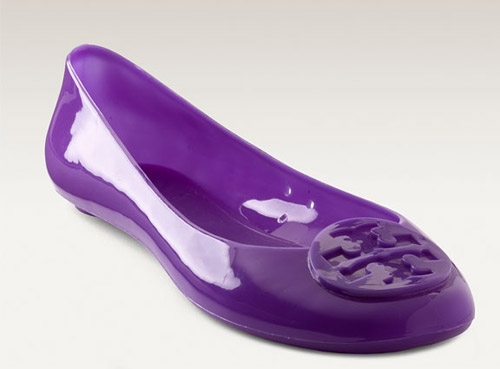 Tory Burch Reva Jelly Logo Flats