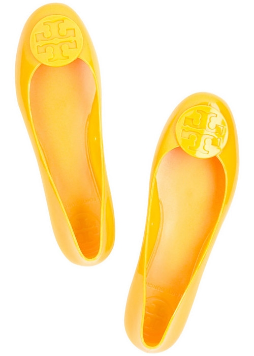 Tory Burch Reva Jelly Logo Flats