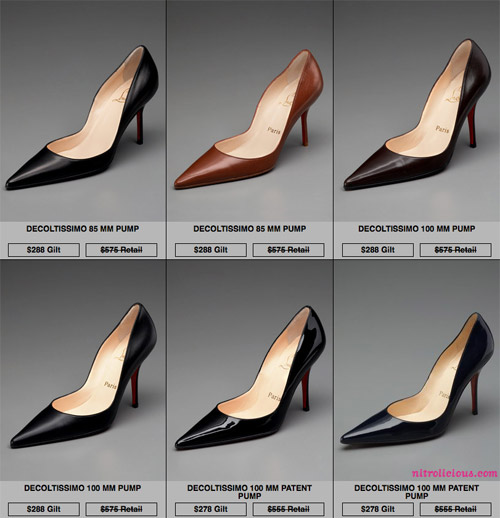 Christian Louboutin Sale on GILT [Recap]
