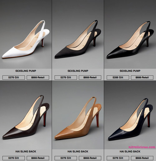 Christian Louboutin Sale on GILT [Recap]