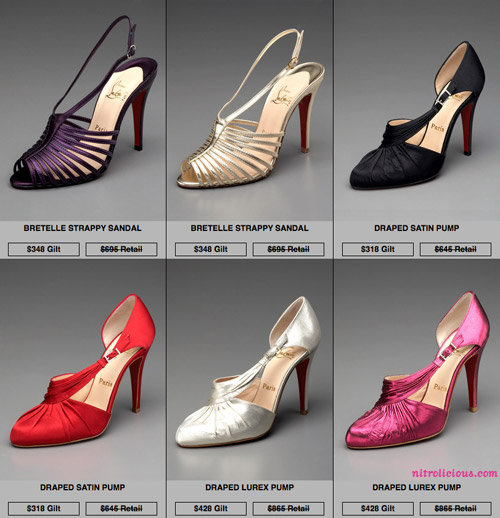 Christian Louboutin Sale on GILT [Recap]