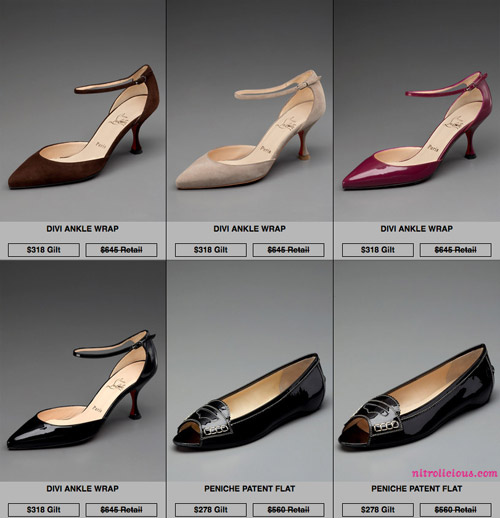Christian Louboutin Sale on GILT [Recap]