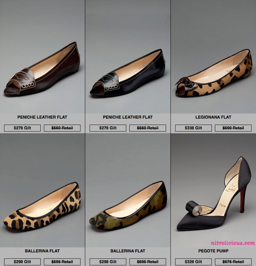 Christian Louboutin Sale on GILT [Recap]