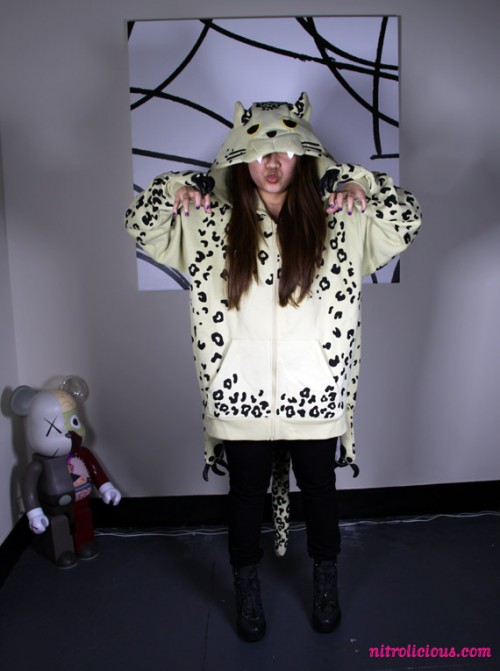 Jeremy Scott for adidas Originals Fleece Leopard Hoodie