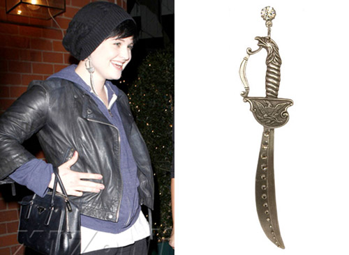 Tarina Tarantino Crystal Sword Earring