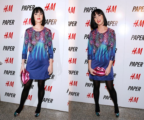 Katy Perry Rockin Matthew Williamson for H&M