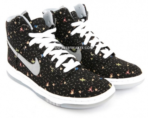 Nike Womens Dunk High Skinny QS - Doves & Butterflies