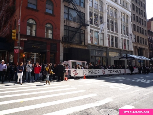 Topshop SoHo NYC Store Opening   2 Hour Wait [April 2]