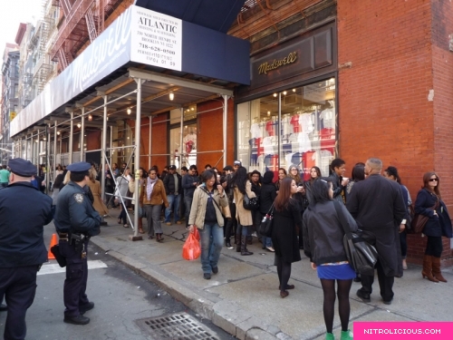 Topshop SoHo NYC Store Opening   2 Hour Wait [April 2]