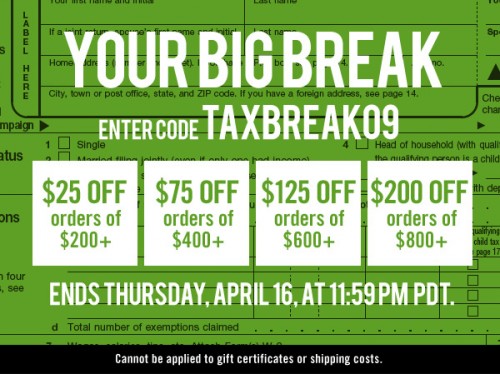 Shopbop   TAXBREAK Coupon