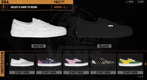 VANS Customs Shoe Site Re Launched