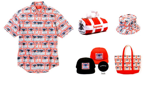 Supreme x Budweiser Spring/Summer 2009 Collection