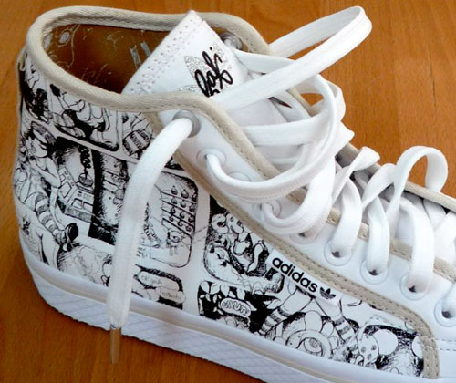 Fafi x adidas Originals Honey Mid Sneakers