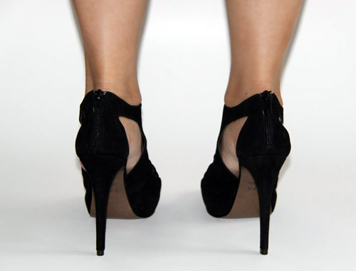 Zara Collection Suede Strappy Sandals
