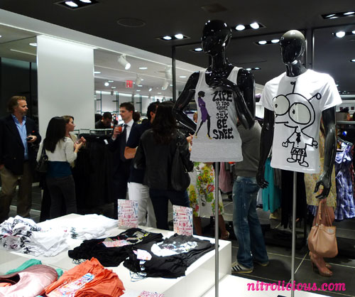 l1130717 H&M Fashion Against AIDS Launch Party @ 86th St Store w/ Estelle
