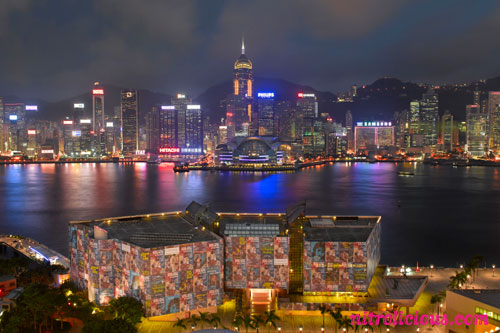 Louis Vuitton Wraps Hong Kong Museum of Art w/ Richard Prince After Dark