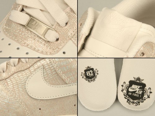 Nike Womens Air Force 1 Low   White   Metallic Silver