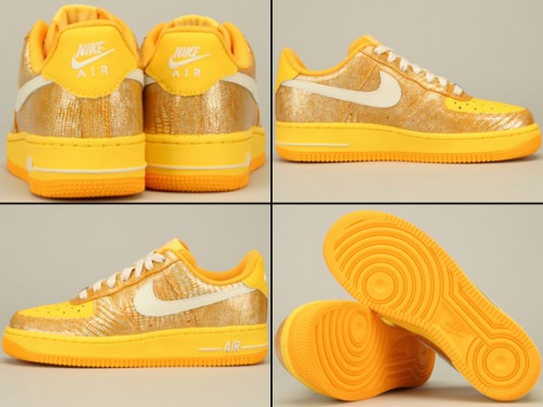 Nike WMNS Air Force 1 Low   Del Sol   Swan   Midwest Gold