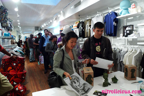  Dave White x Kidrobot Sgt. Robot Signing Event