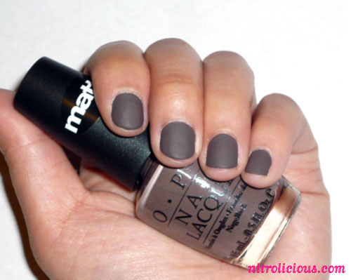 OPI Matte Collection   You Don’t Know Jacques!