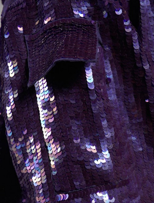 Sophie Hulme Purple Sequin Poncho