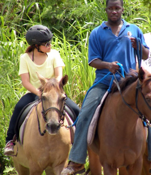 Jamaica Day 3: Beach Ride with Horses @ Half Moon