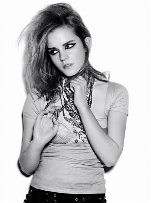 Emma Watson Covers Elle UK August 2009