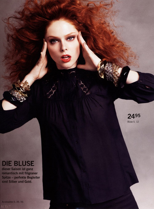 H&M Fall 2009 Catalog ft. Coco Rocha
