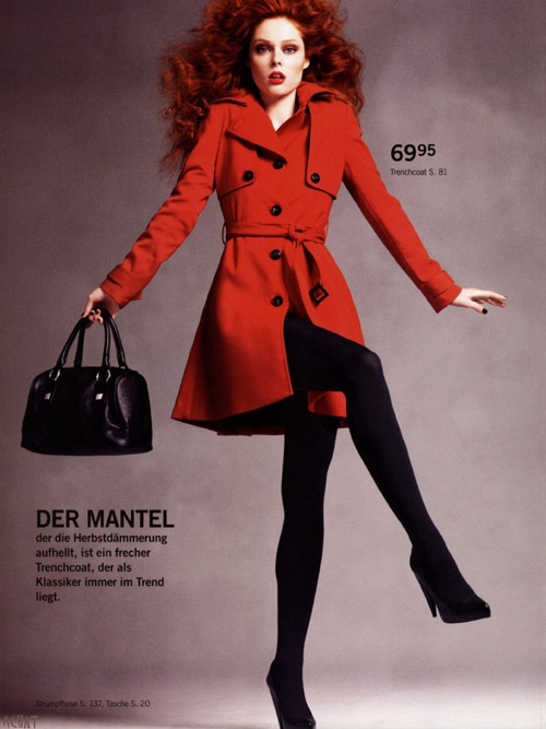 H&M Fall 2009 Catalog ft. Coco Rocha