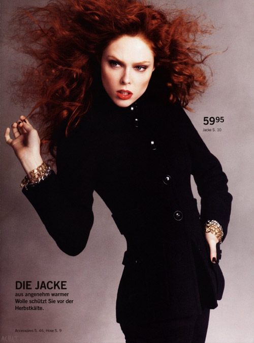 H&M Fall 2009 Catalog ft. Coco Rocha