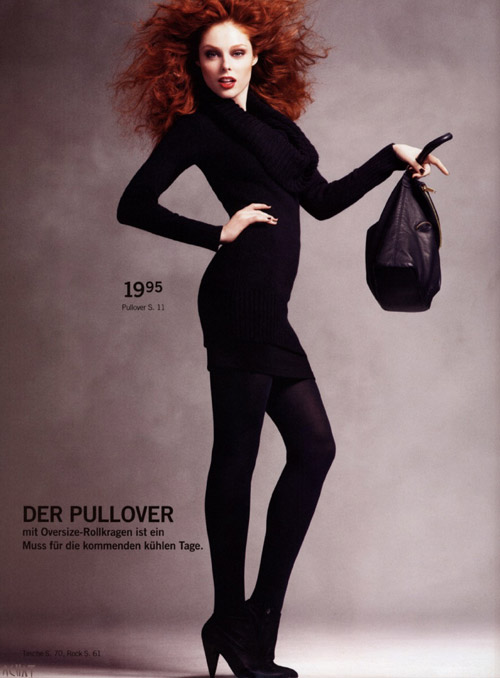 H&M Fall 2009 Catalog ft. Coco Rocha