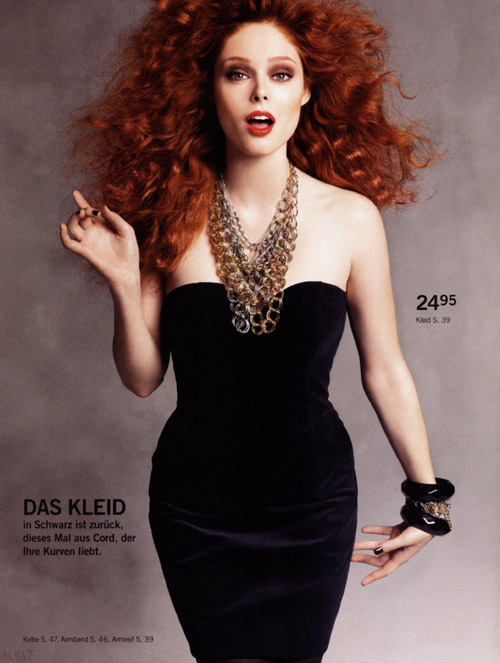 H&M Fall 2009 Catalog ft. Coco Rocha