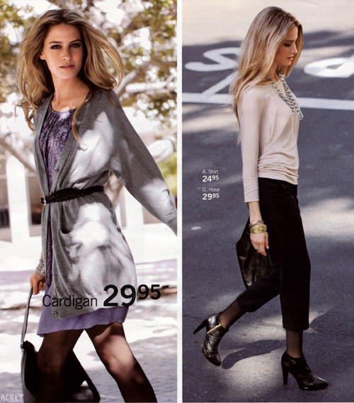 H&M Fall 2009 Catalog ft. Coco Rocha