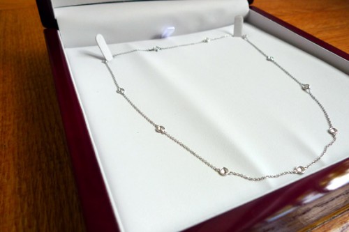 Whiteflash Diamonds by The Yard Necklace