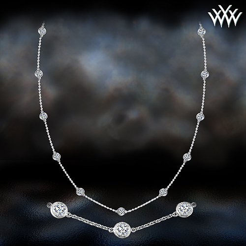 Whiteflash Diamonds by The Yard Necklace