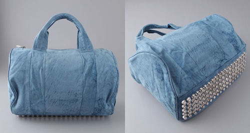 Alexander Wang Coco Duffel in Denim Leather