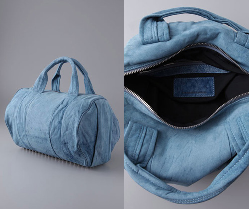 Alexander Wang Coco Duffel in Denim Leather
